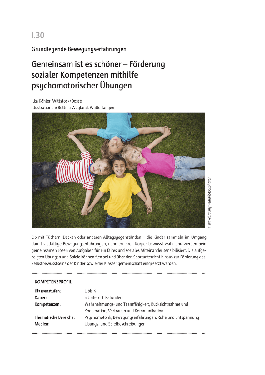 Gemeinsam ist es schöner