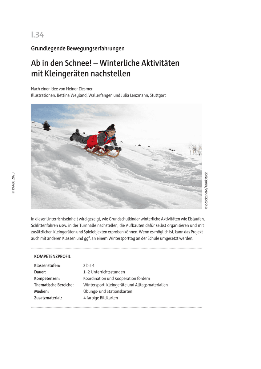Ab in den Schnee!