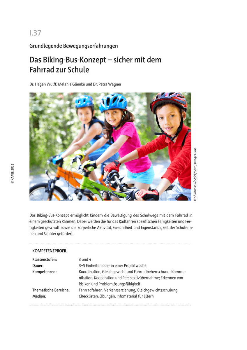 Das Biking-Bus-Konzept