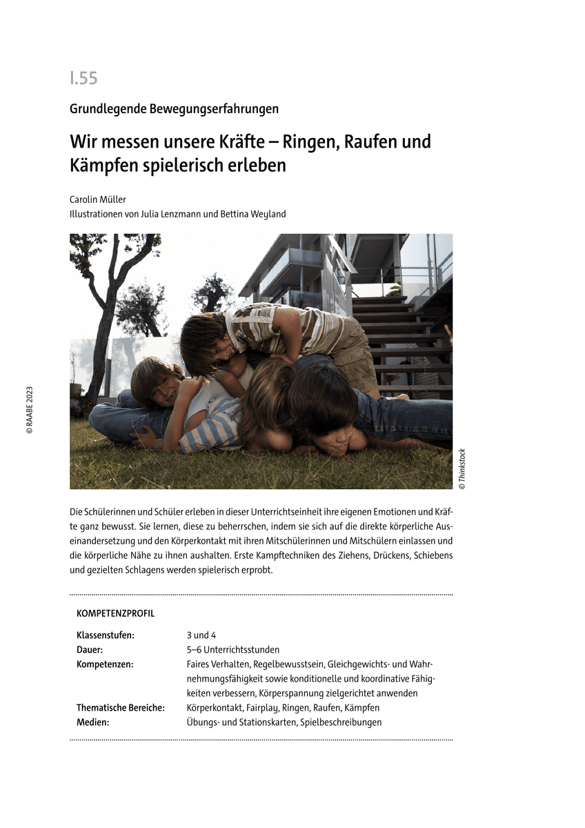 Wir messen unsere Kräfte