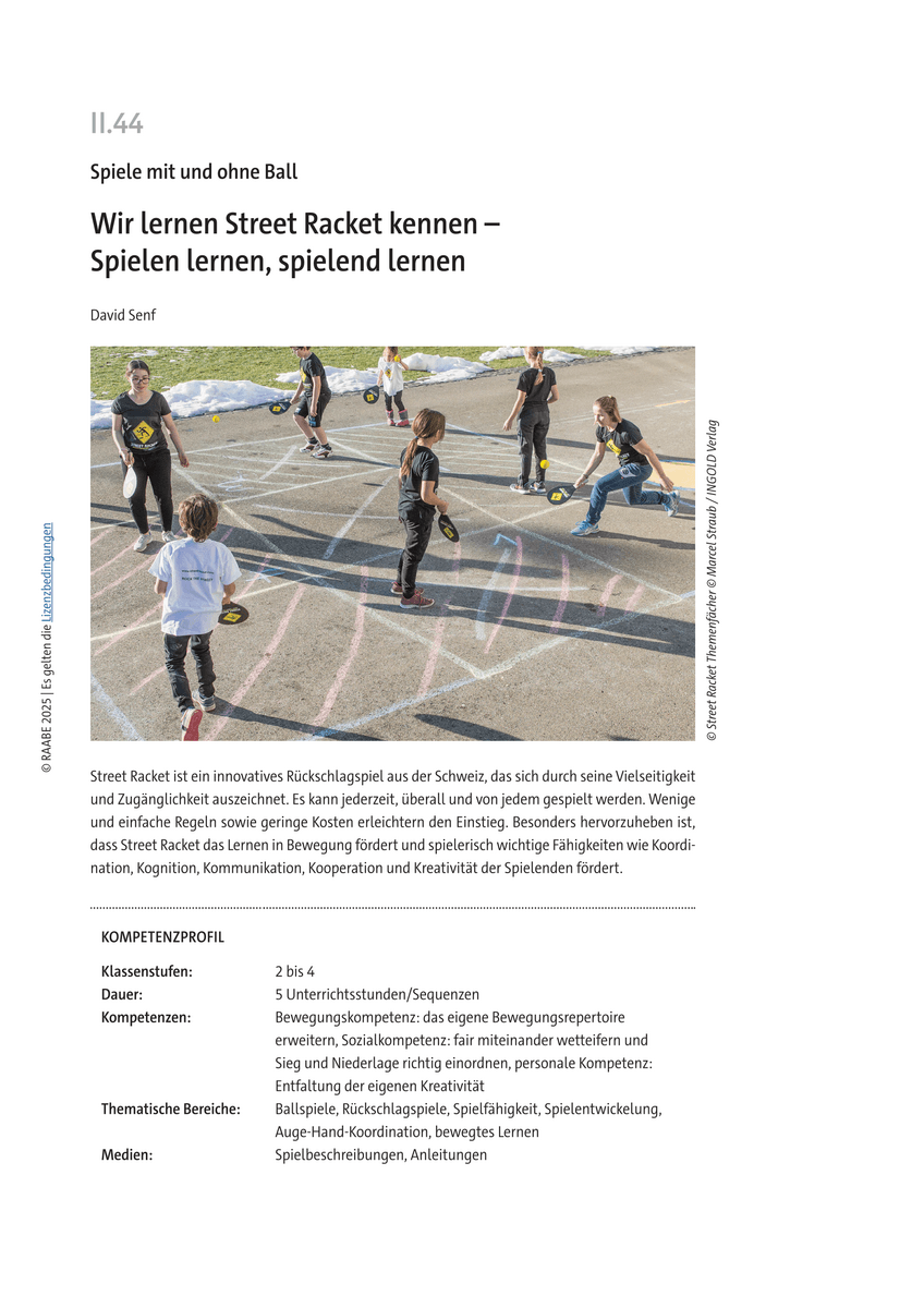 Wir lernen Street Racket kennen