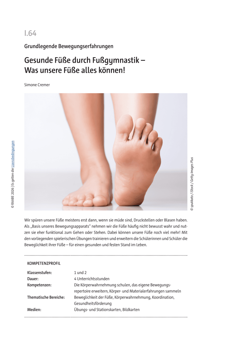 Gesunde Füße durch Fußgymnastik