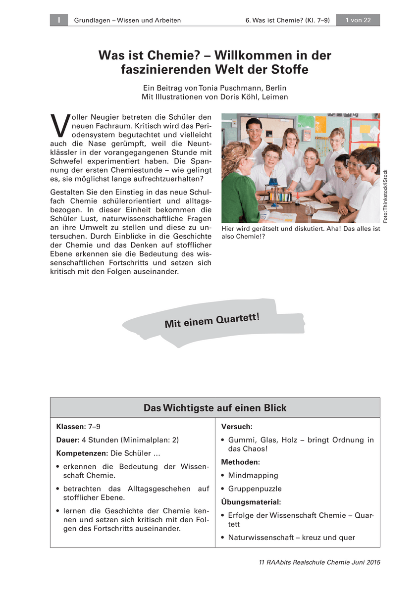 Was ist Chemie?