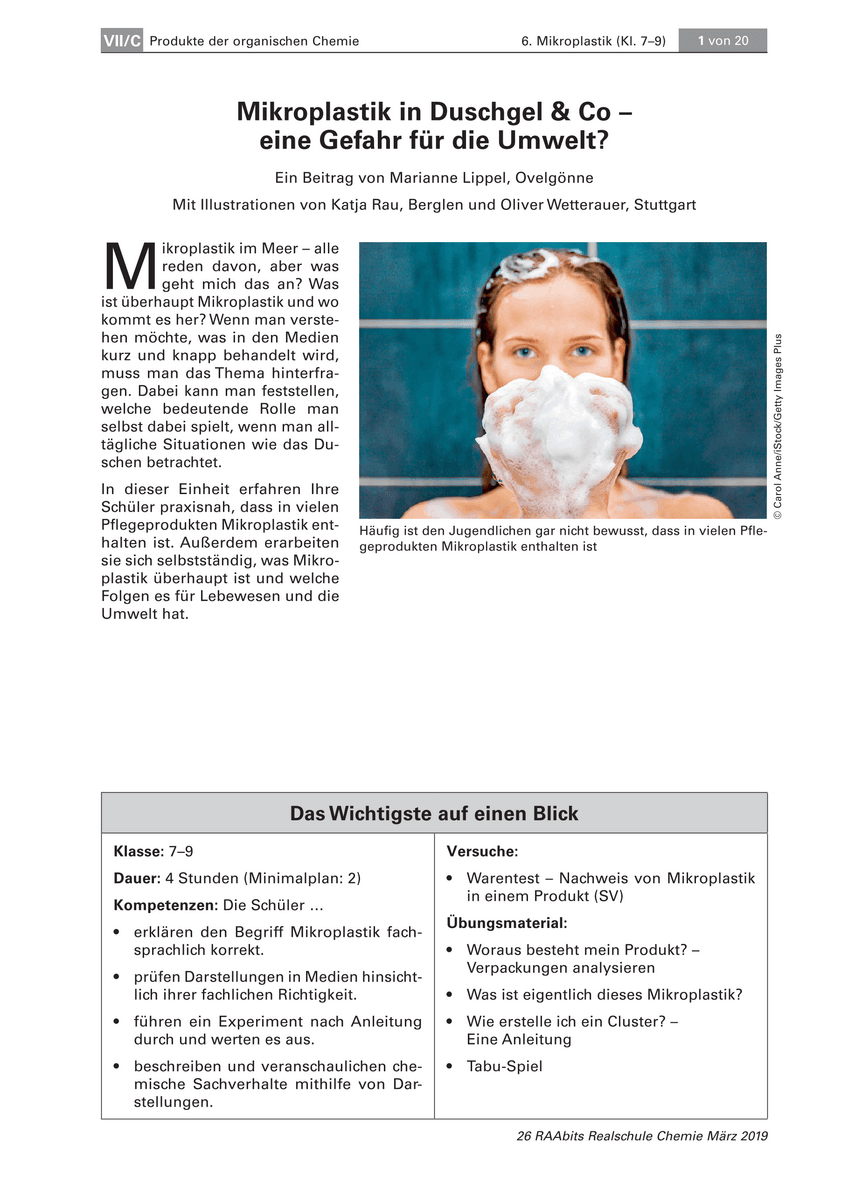 Mikroplastik in Duschgel &amp; Co.