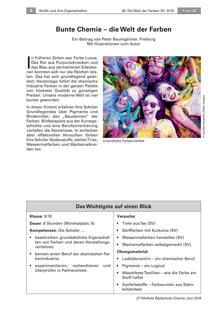 Bunte Chemie