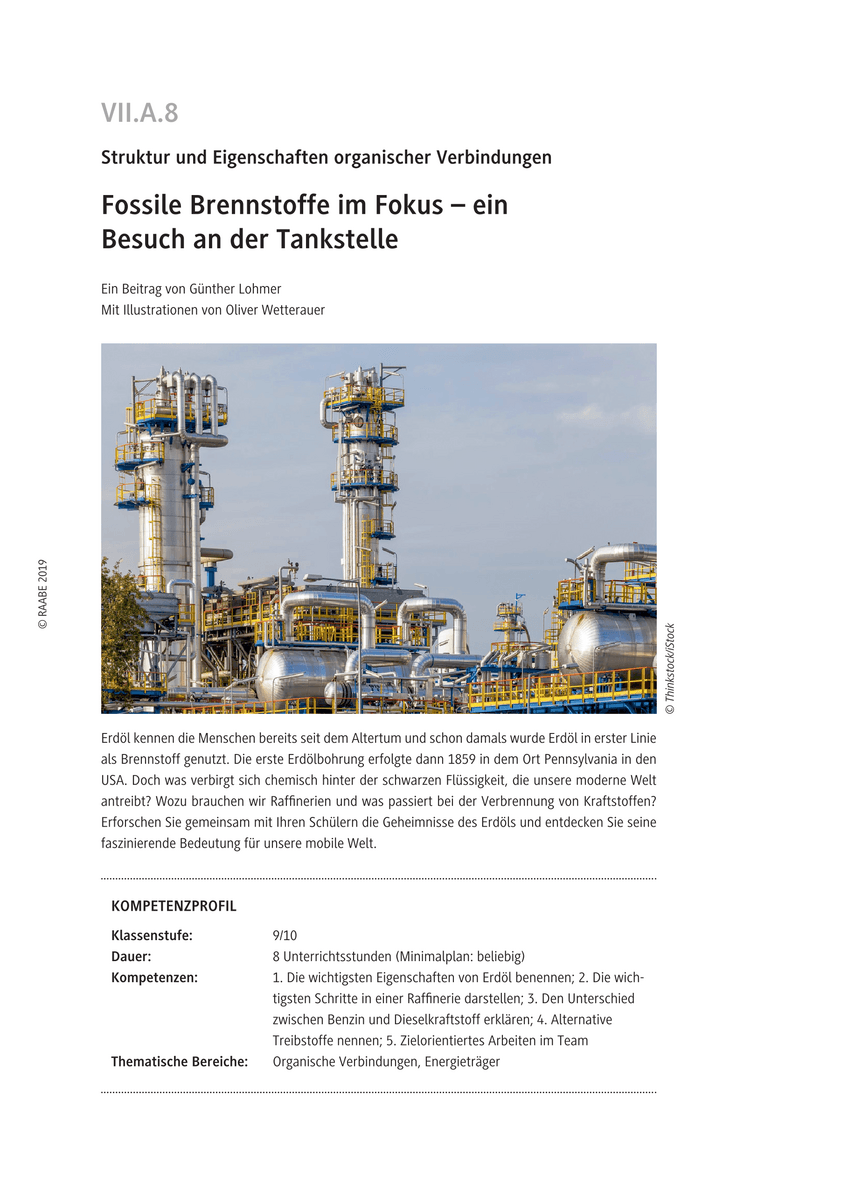 Fossile Brennstoffe im Fokus