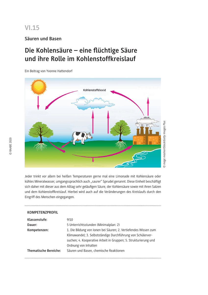 Die Kohlensäure
