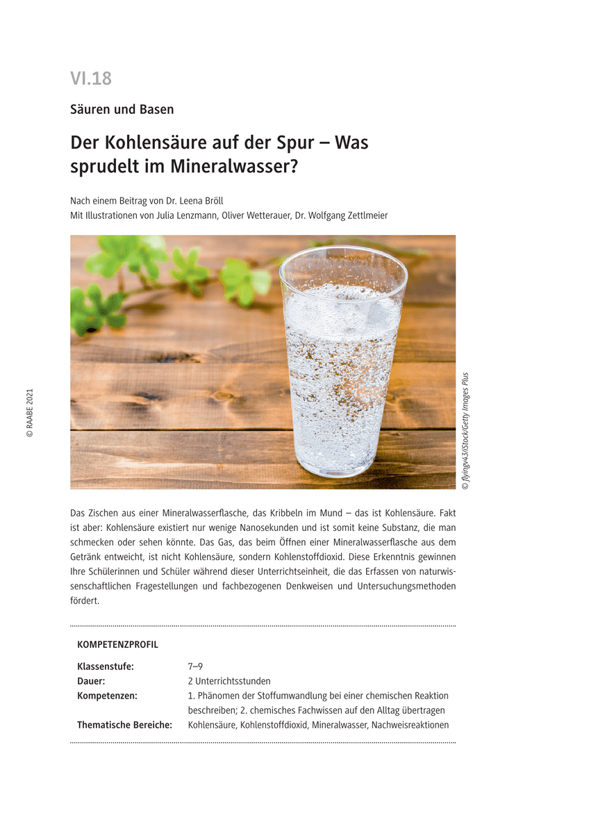 Der Kohlensäure auf der Spur