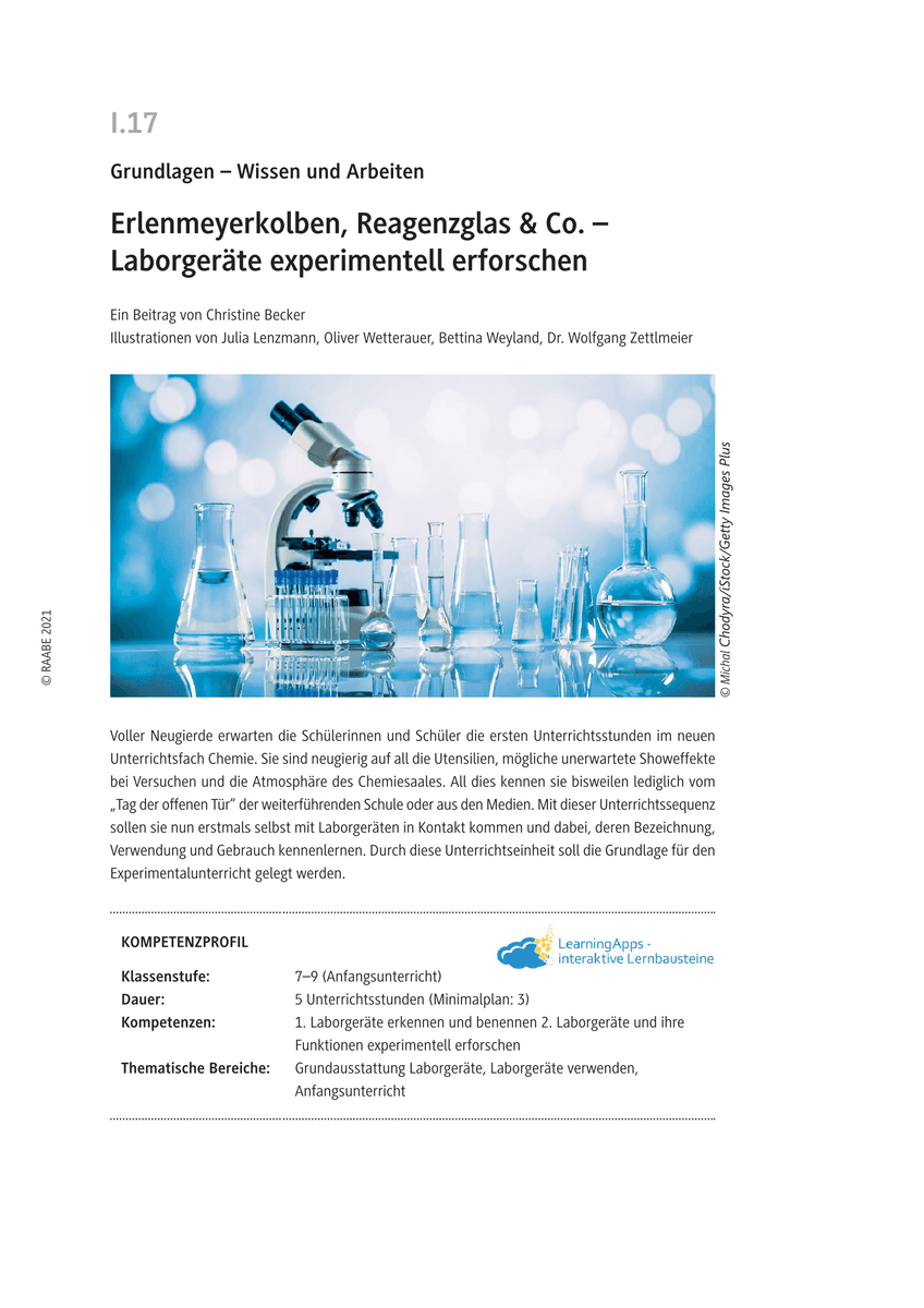 Erlenmeyerkolben, Reagenzglas & Co.