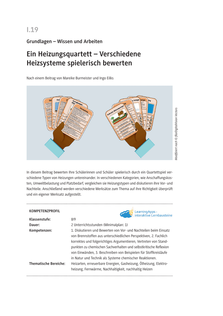 Ein Heizungsquartett