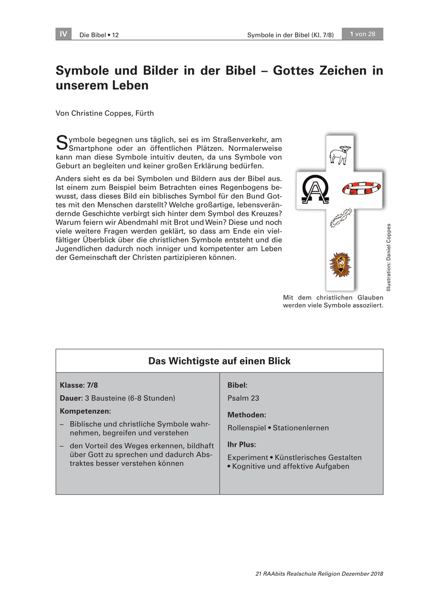 Symbole und Bilder in der Bibel