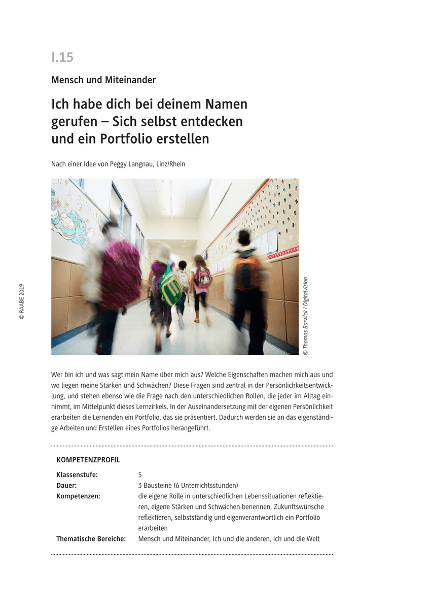 Ich habe dich bei deinem Namen gerufen