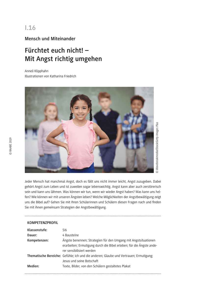 Fürchtet euch nicht!