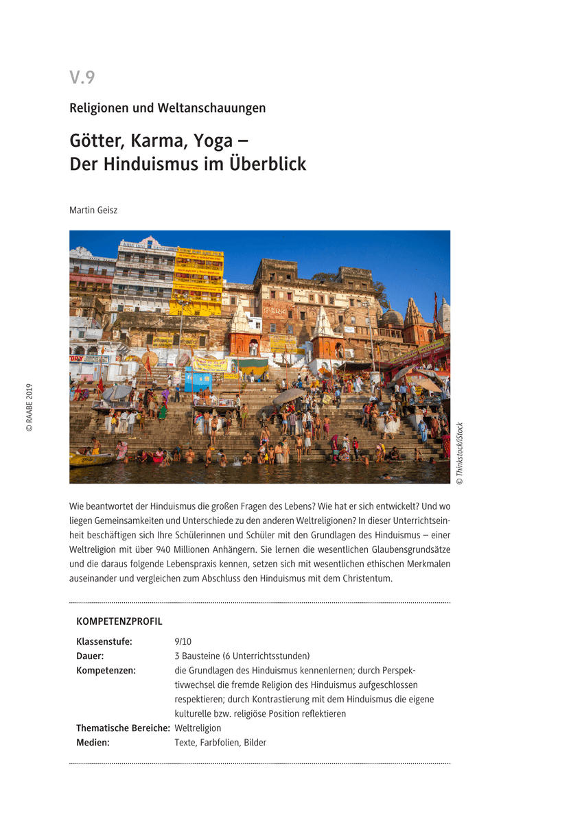 Götter, Karma, Yoga