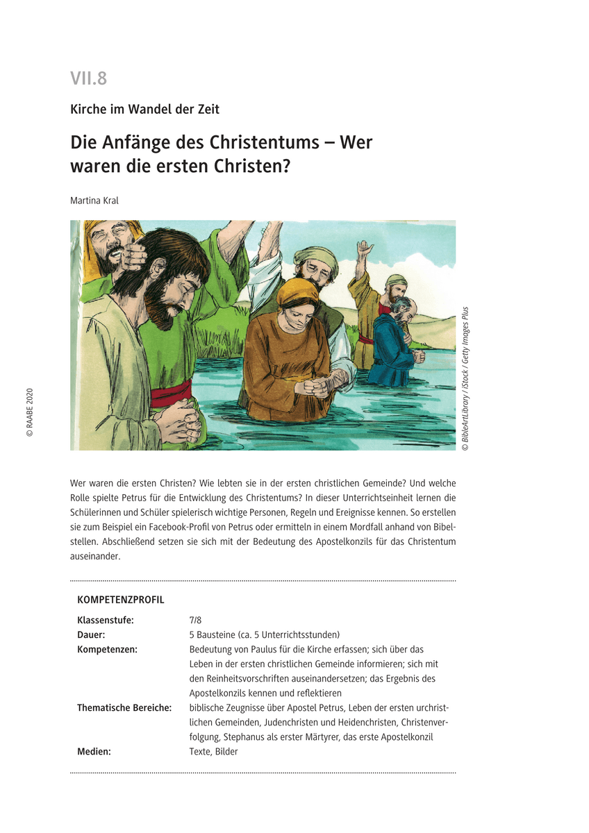 Die Anfänge des Christentums