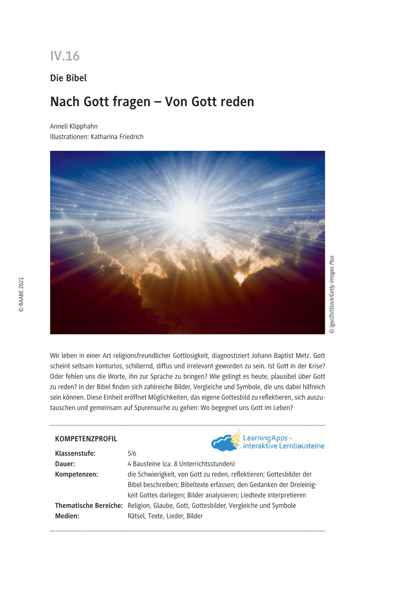 Nach Gott fragen