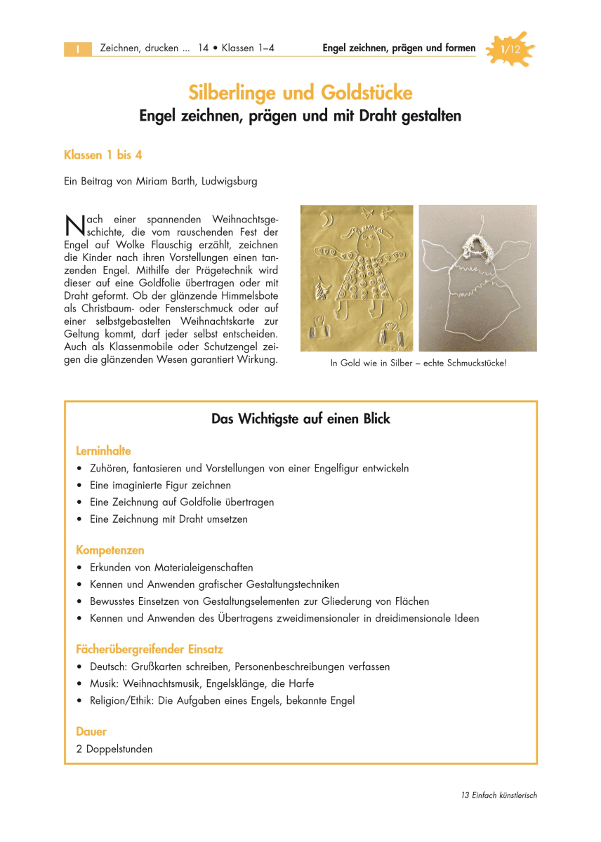 Silberlinge und Goldstücke