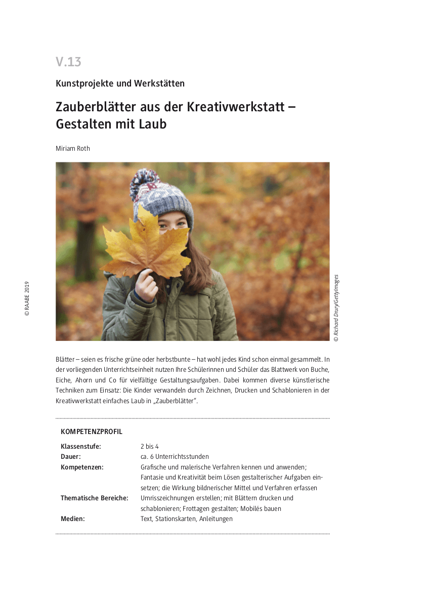 Gestalten mit Laub