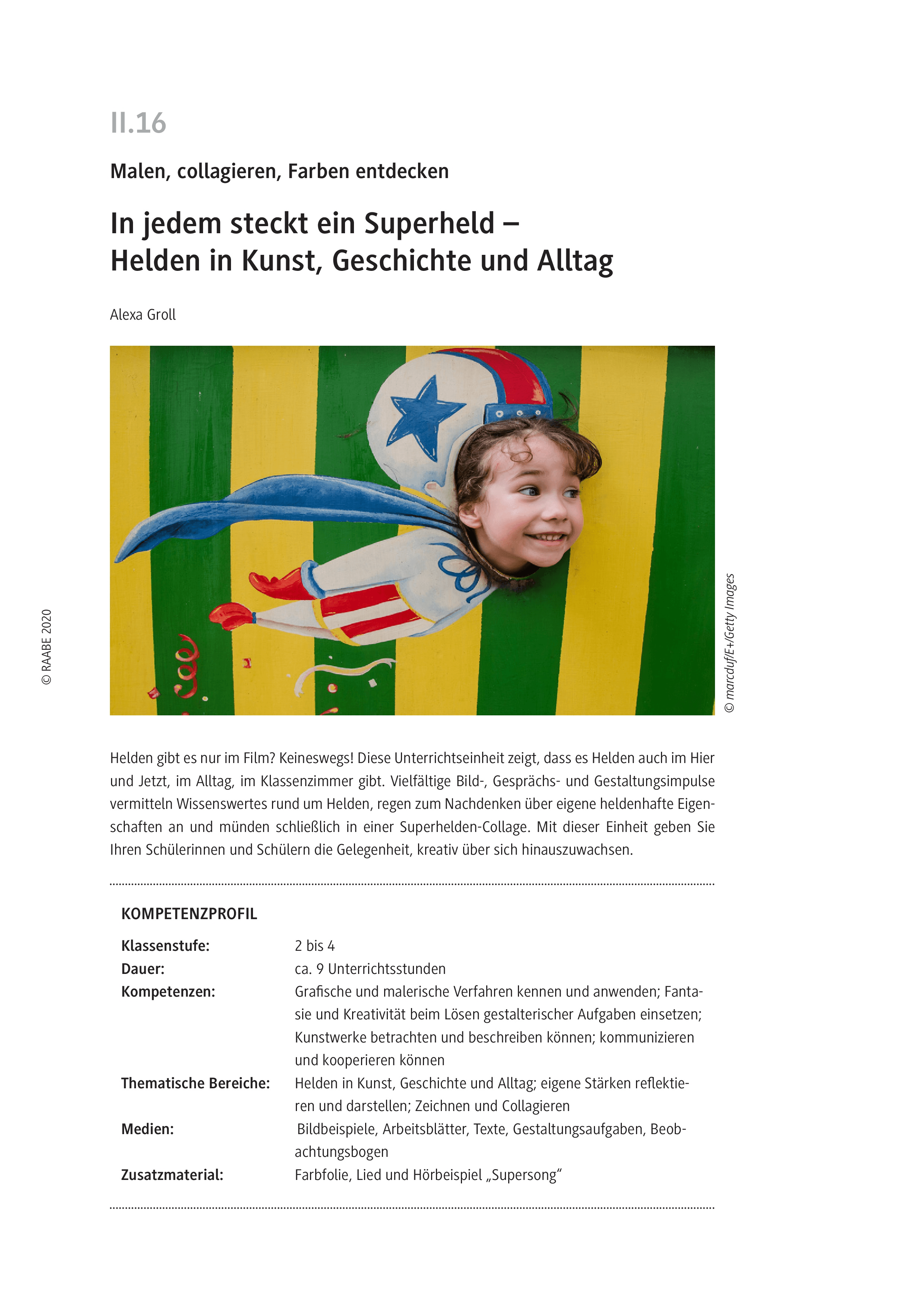 Helden in Kunst, Geschichte und Alltag