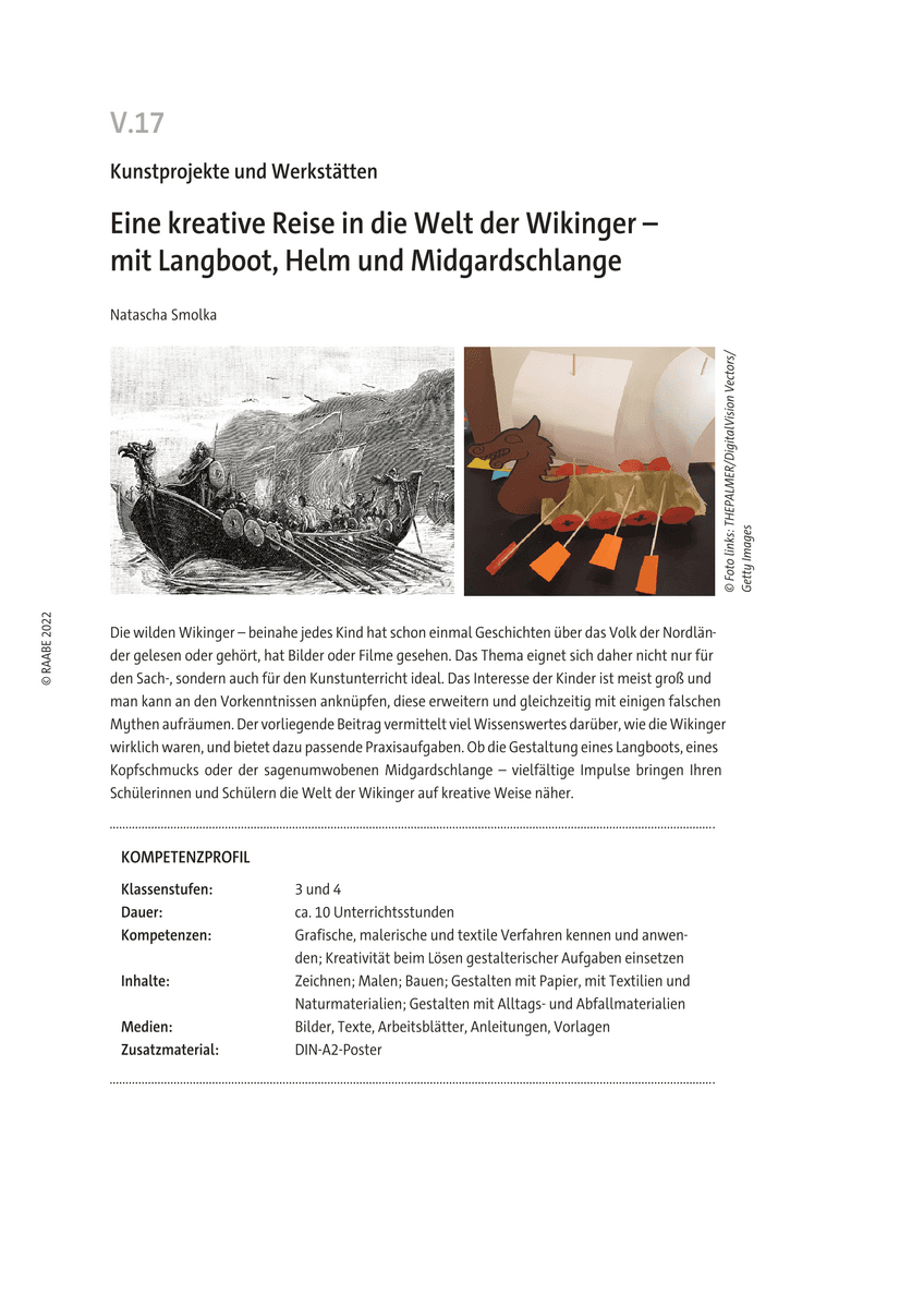 Eine kreative Reise in die Welt der Wikinger