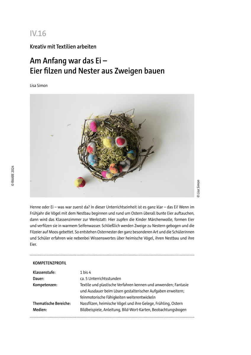 Am Anfang war das Ei