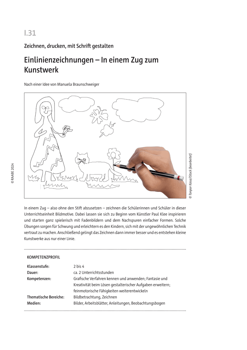 Einlinienzeichnungen