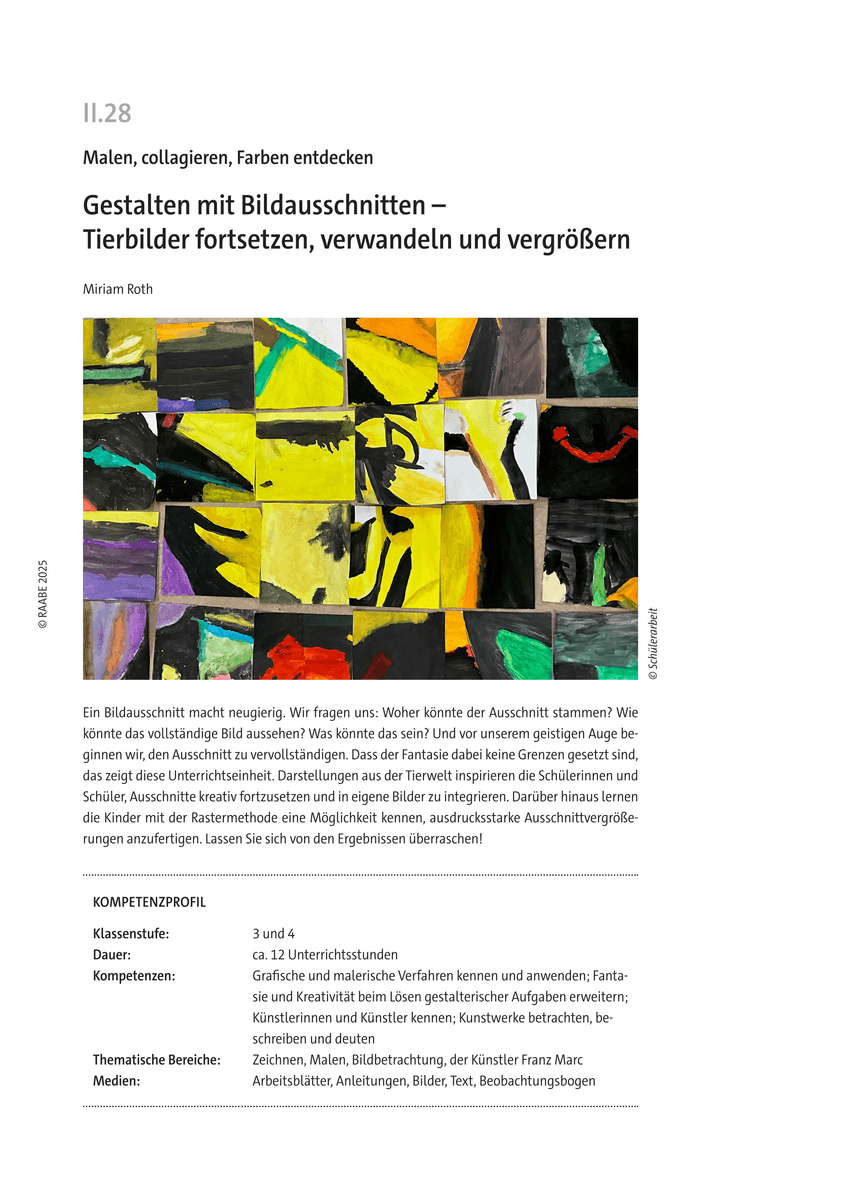 Gestalten mit Bildausschnitten