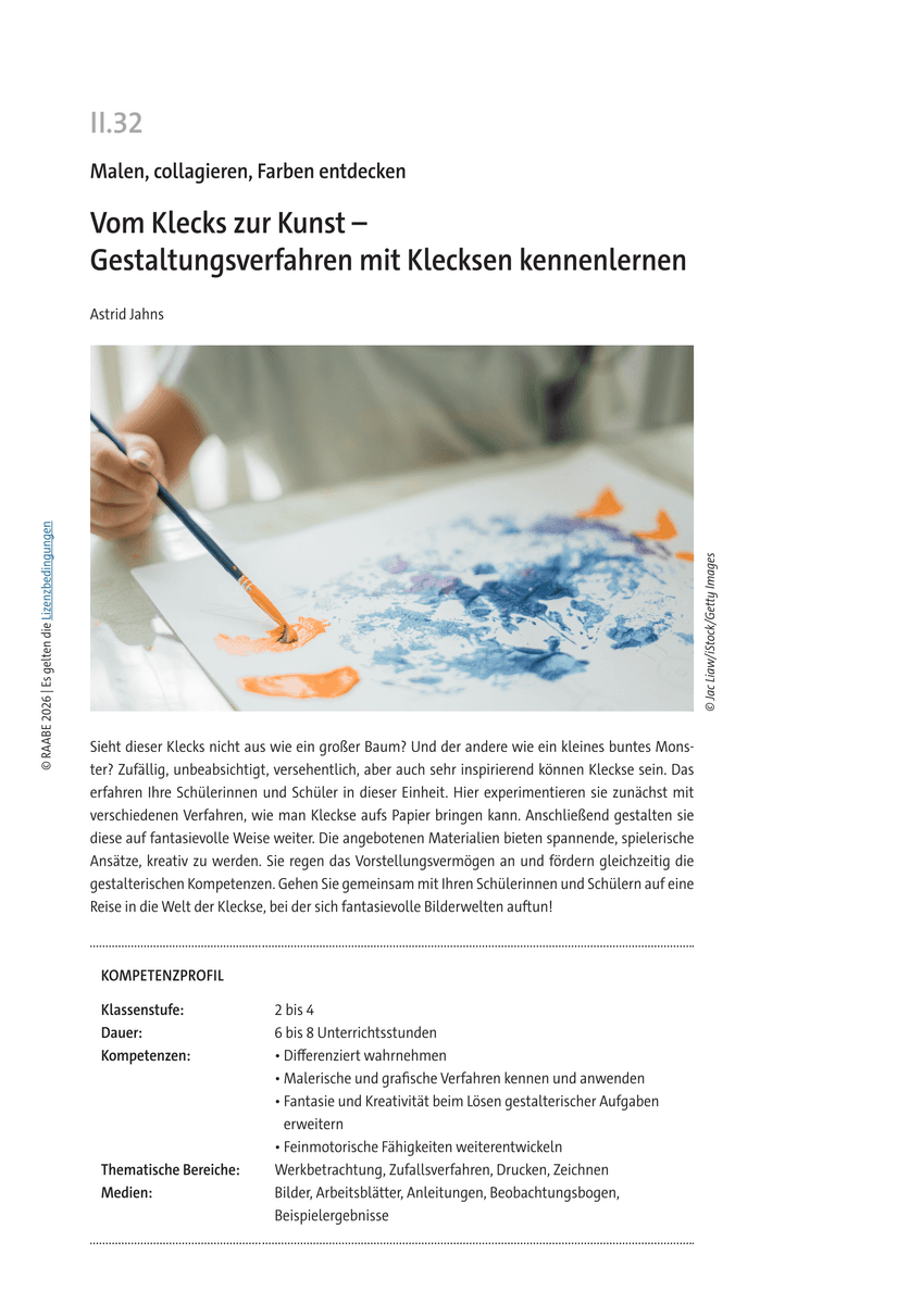 Vom Klecks zur Kunst