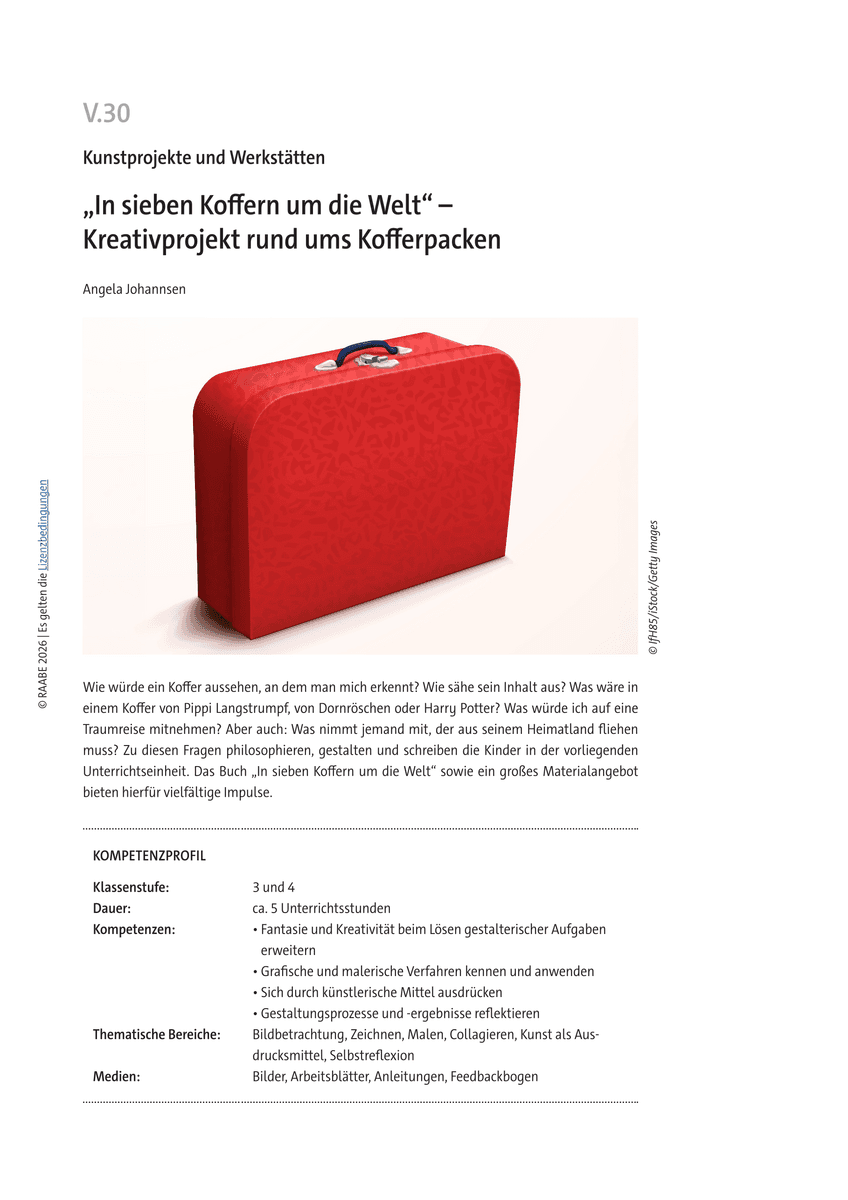 "In sieben Koffern um die Welt"
