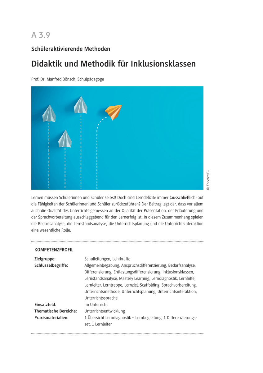 Didaktik und Methodik