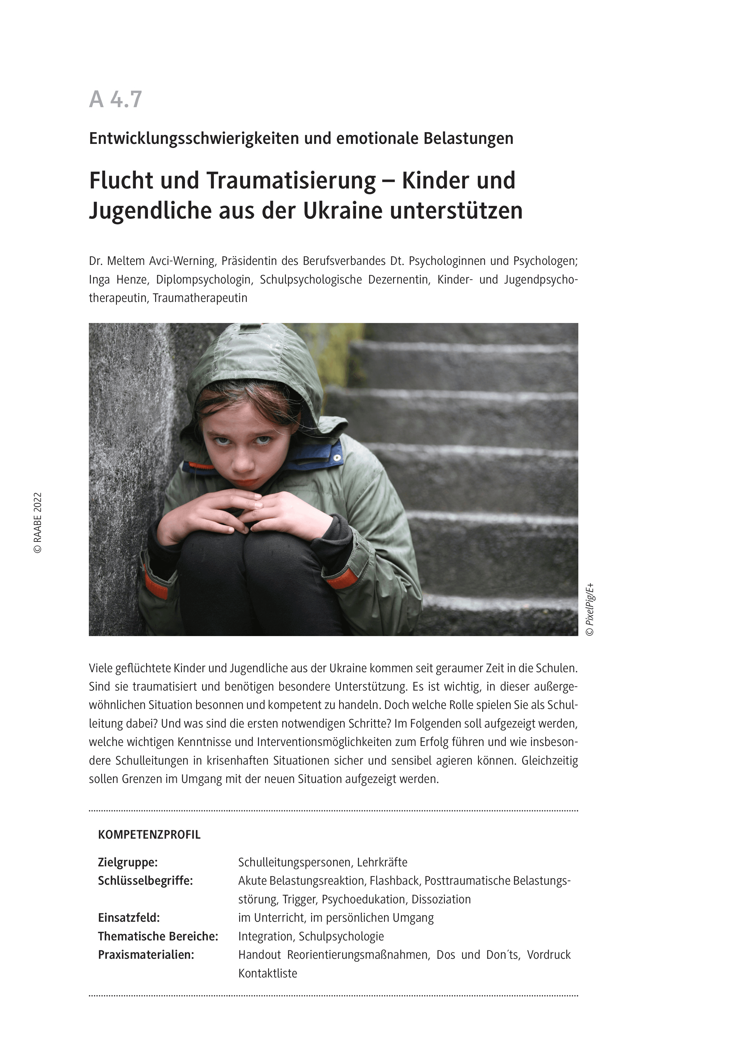Flucht und Traumatisierung
