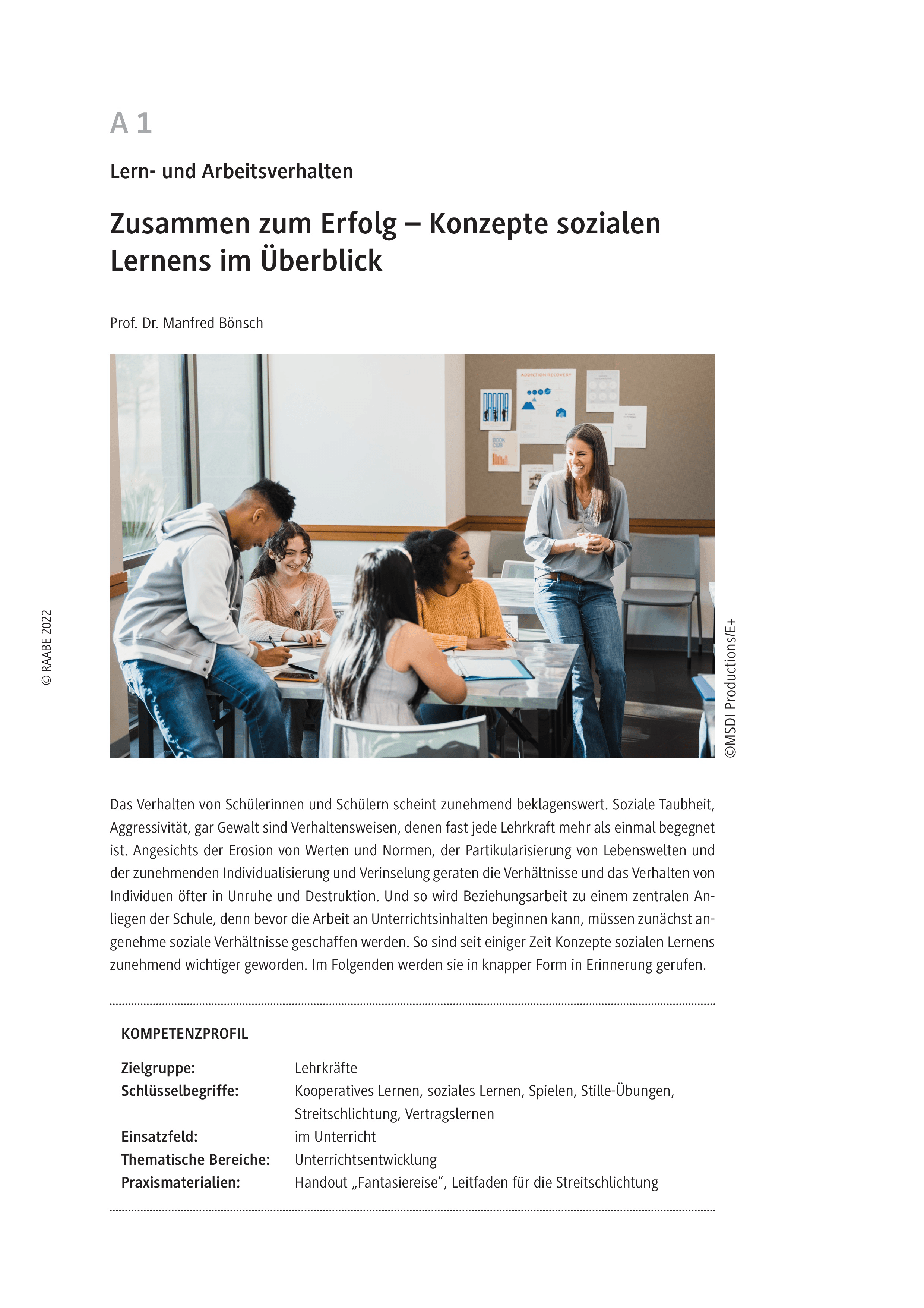 Zusammen zum Erfolg