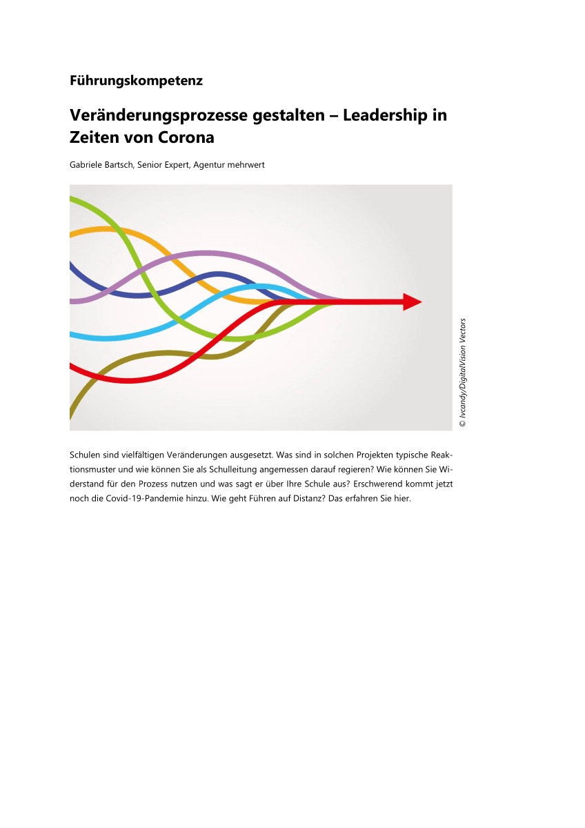 Veränderungsprozesse gestalten