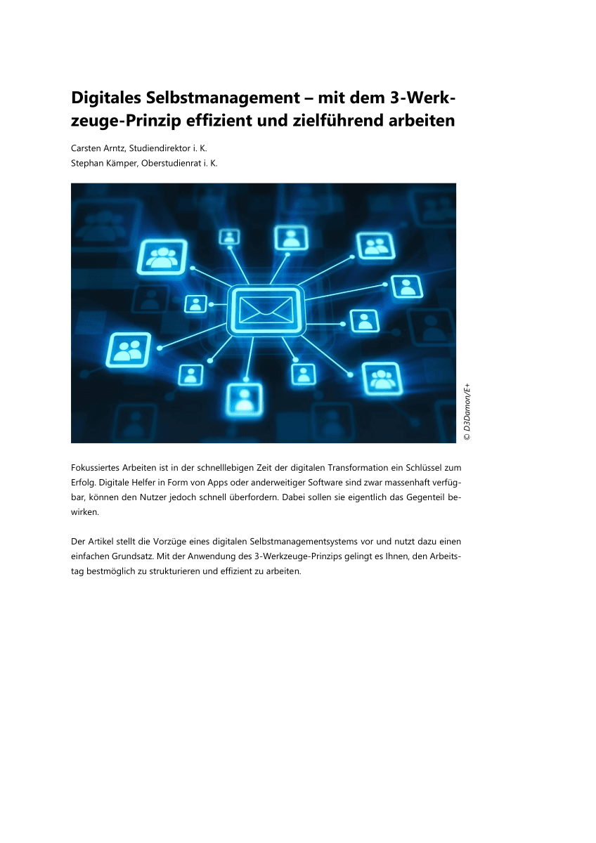 Digitales Selbstmanagement