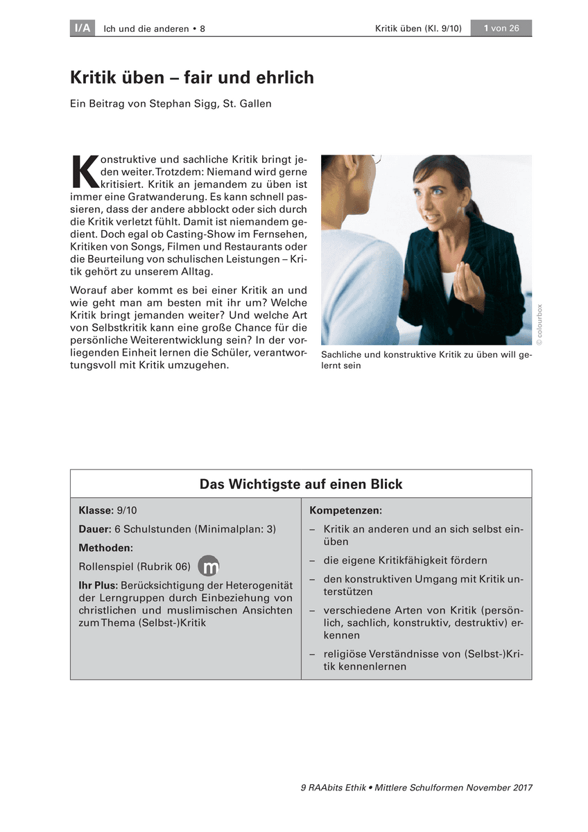 Kritik üben