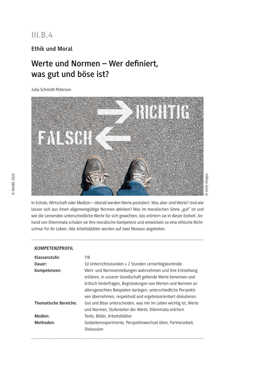 Werte und Normen