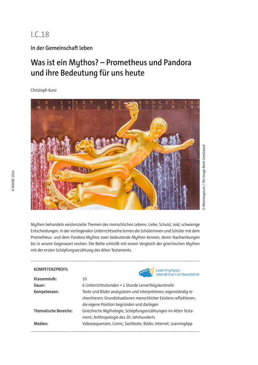 Was ist ein Mythos?