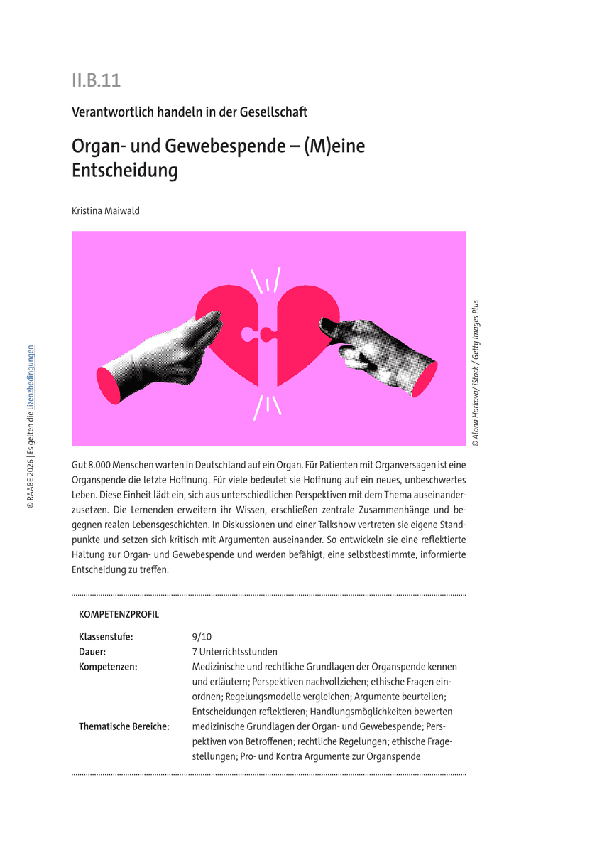 Organ- und Gewebespende