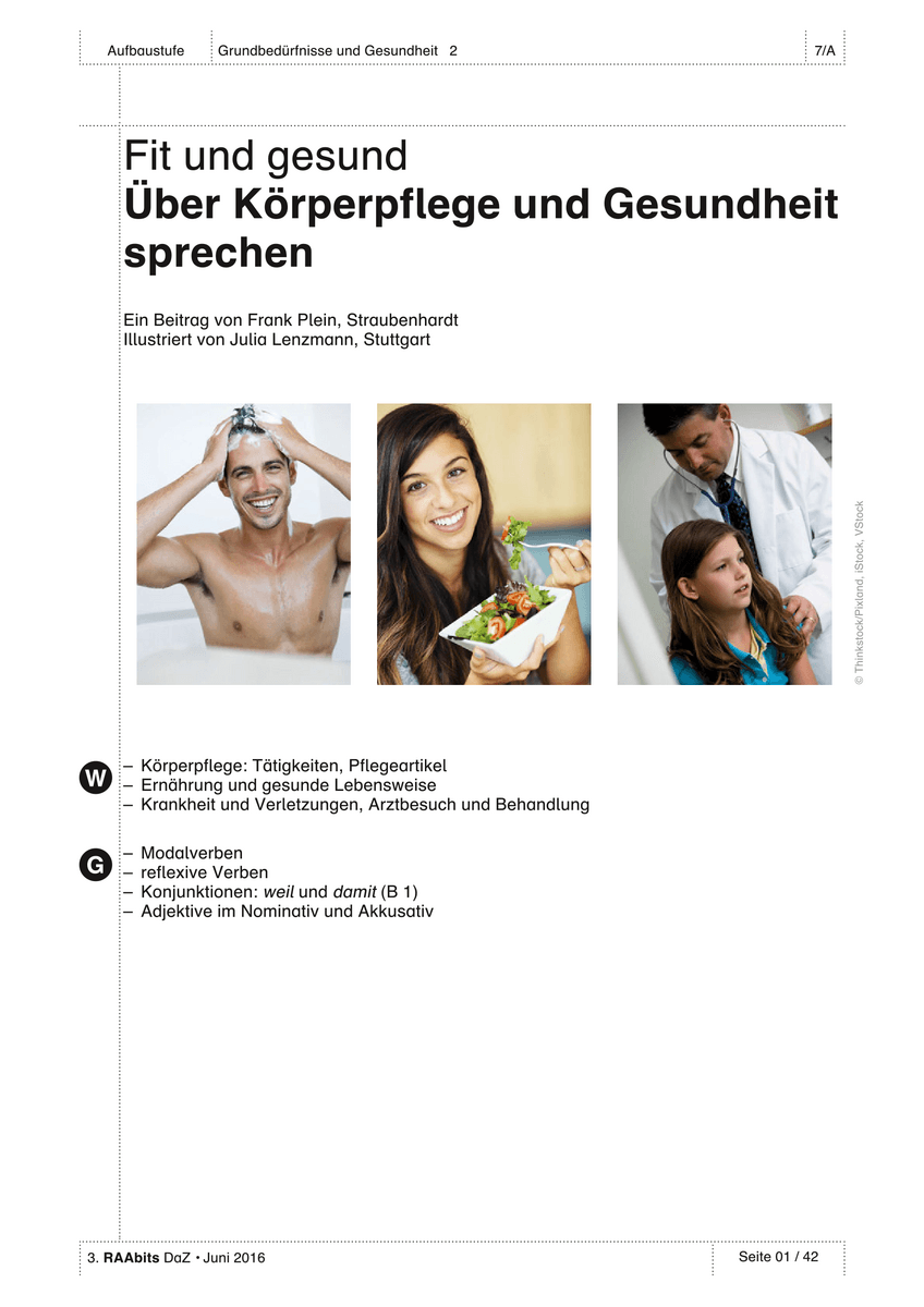 Fit und gesund