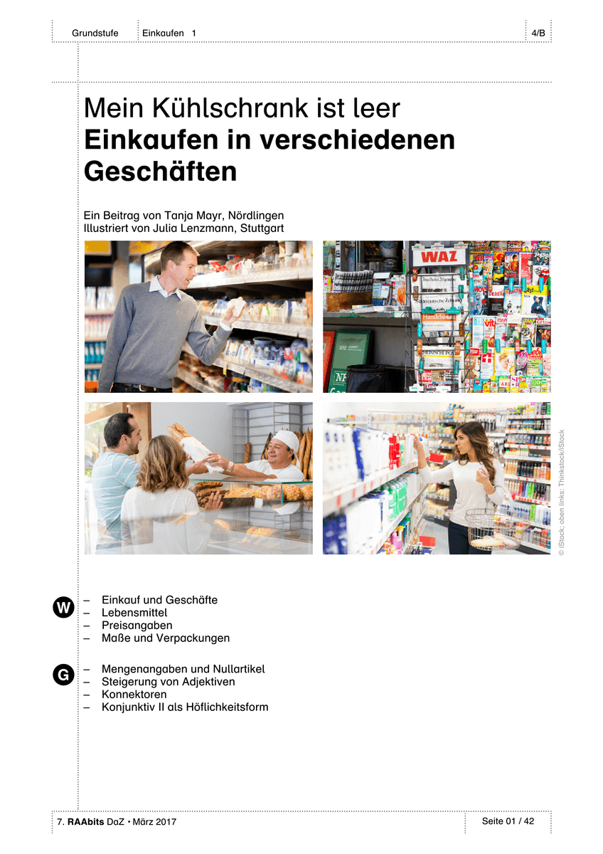 Mein Kühlschrank ist leer