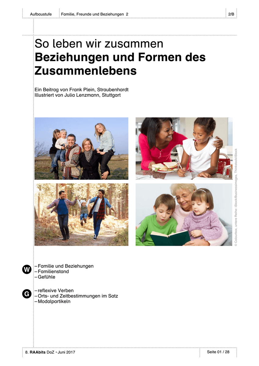 So leben wir zusammen