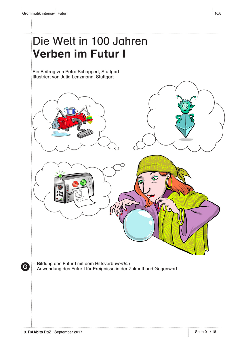Verben im Futur I