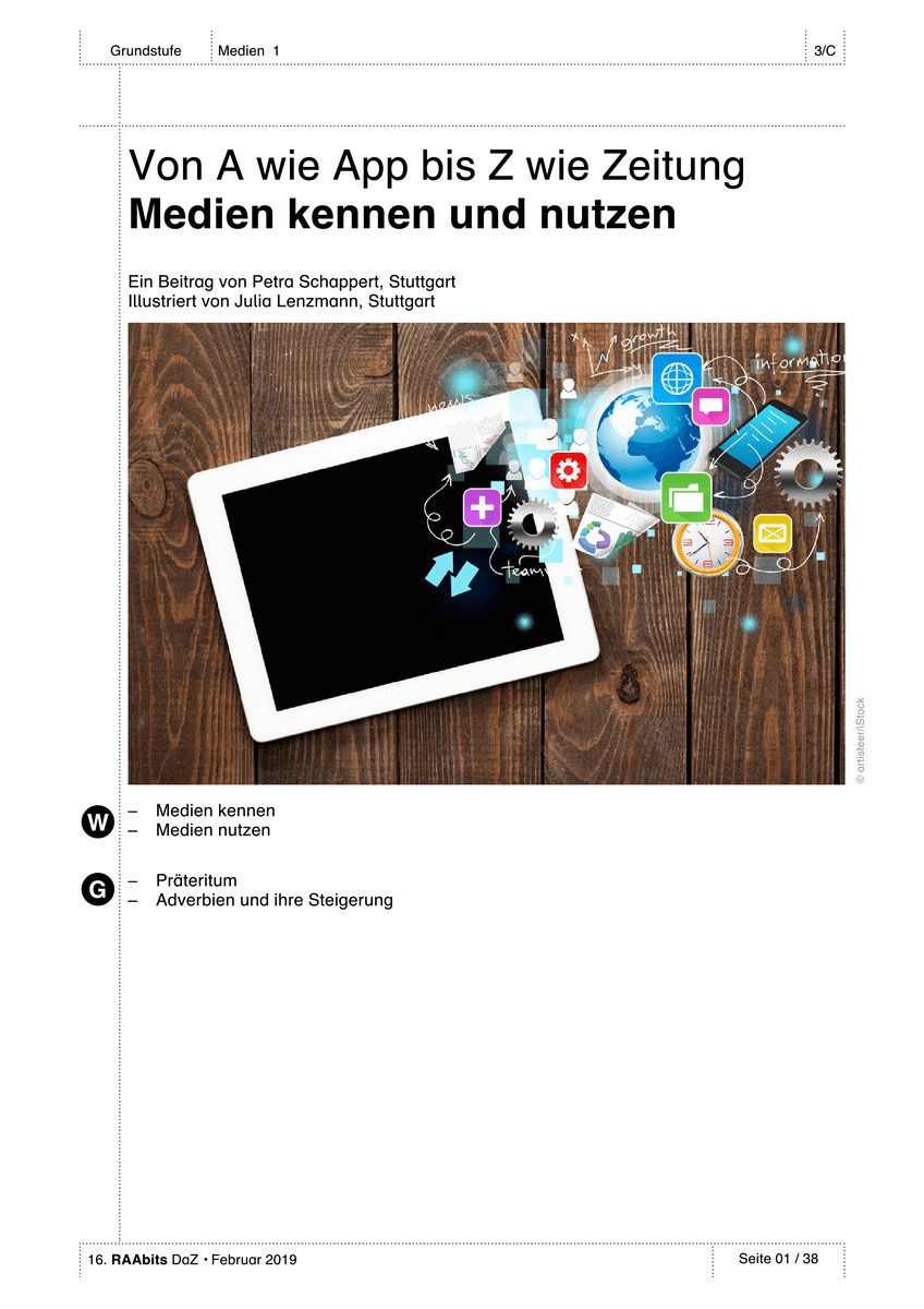 Von A wie App bis Z wie Zeitung