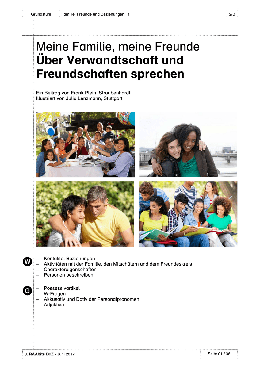 Meine Familie, meine Freunde