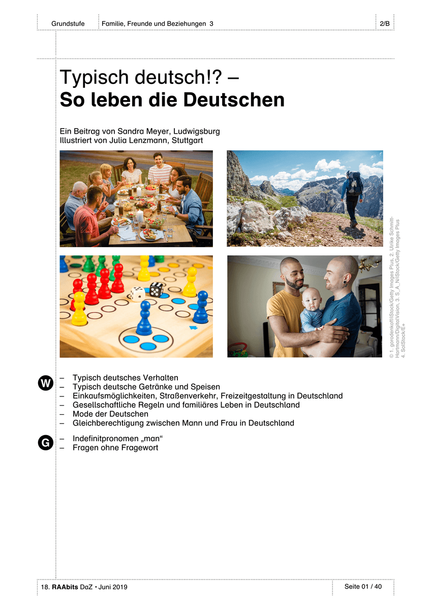 Typisch deutsch!?