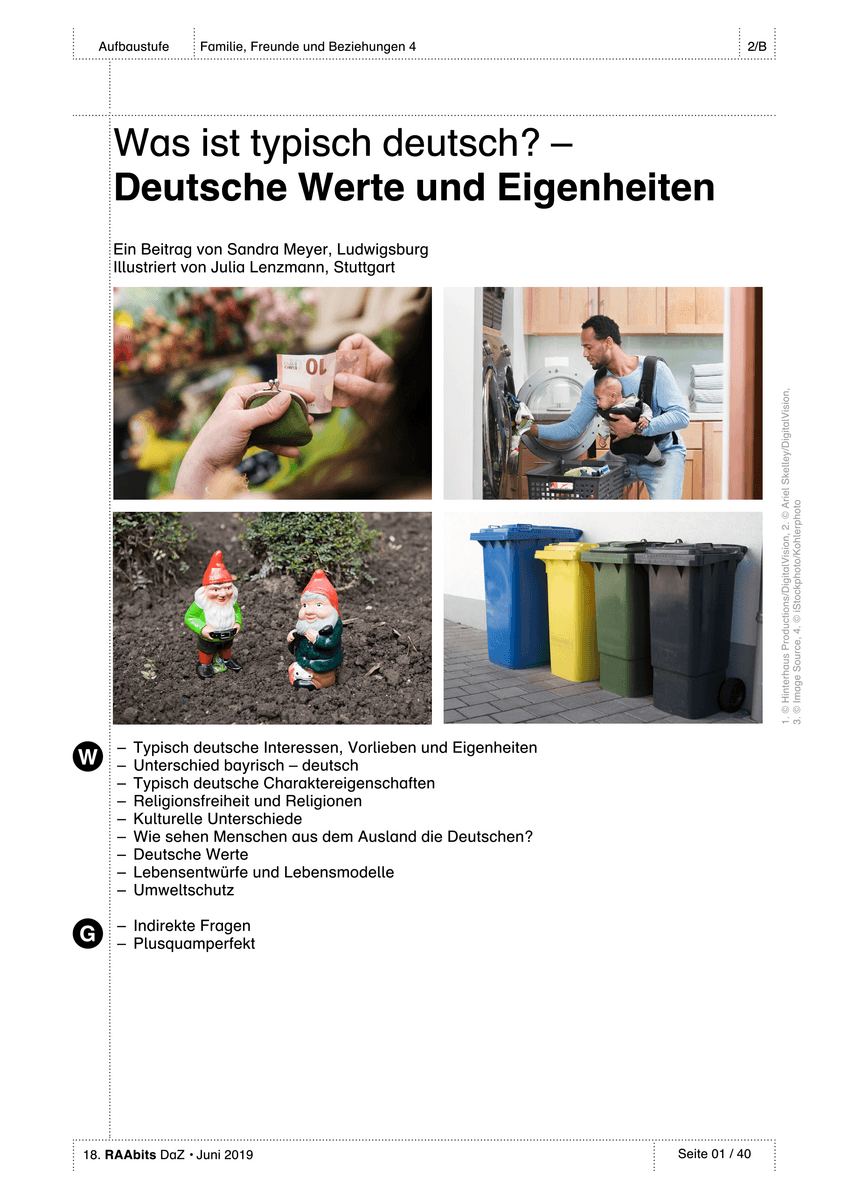 Was ist typisch deutsch?