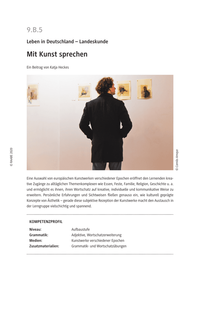 Mit Kunst sprechen