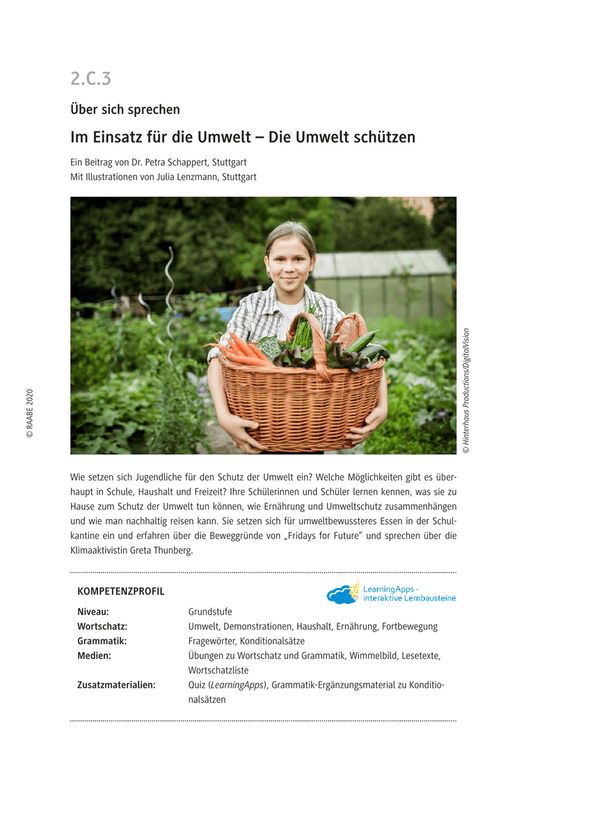 Im Einsatz für die Umwelt