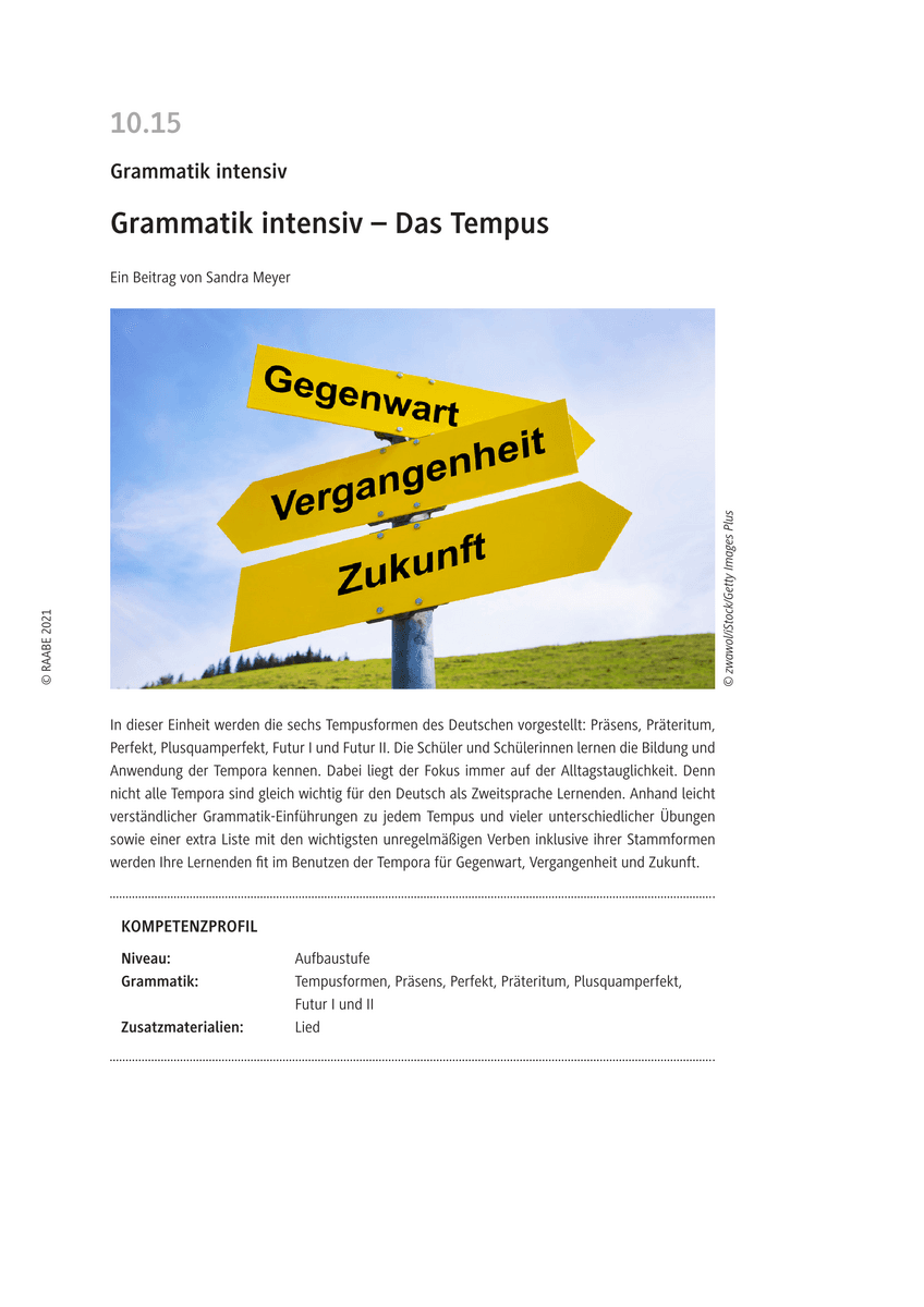 Das Tempus