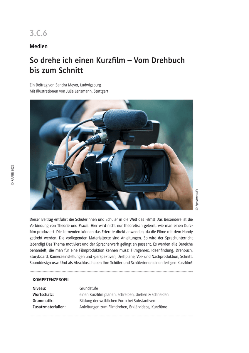 So drehe ich einen Kurzfilm
